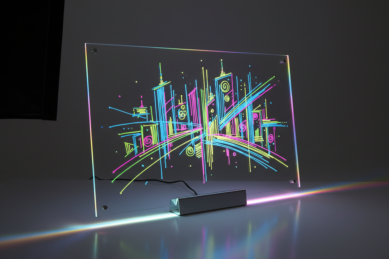 亚克力 发光 荧光 画板